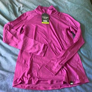 REI lightweight half zip jacket